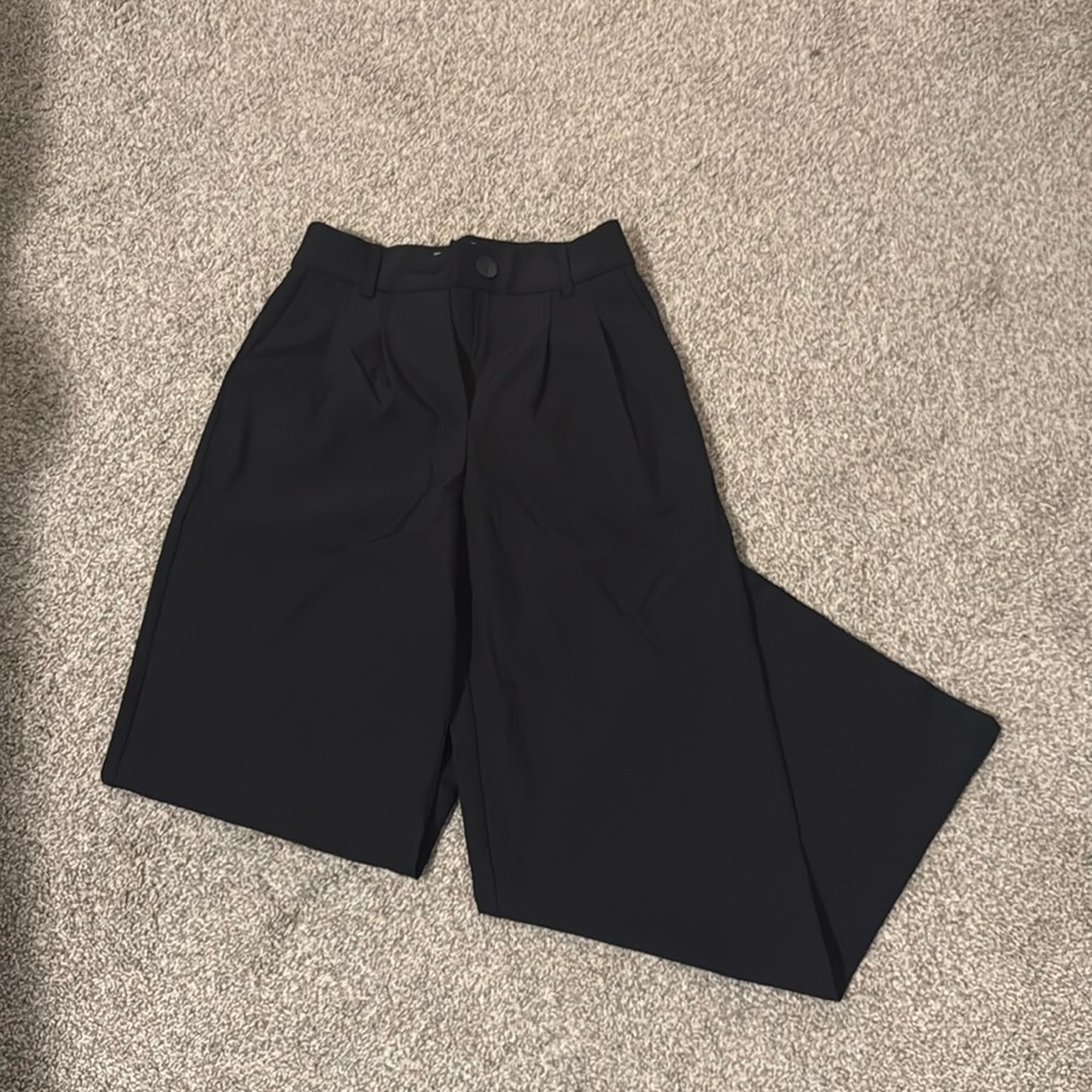 Princess Polly petite black dress pants size US 2
